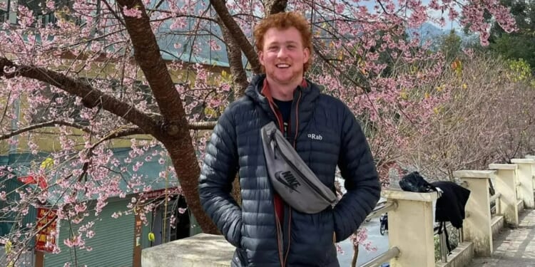 Tributes to Brit tourist, 23, found dead after falling off a cliff at beauty-spot beach as he's pictured for first time