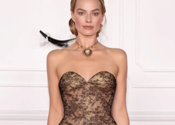 Margot Robbie looks incredible in plunging corset as she joins Charli XCX on red carpet at Wuthering Heights premiere