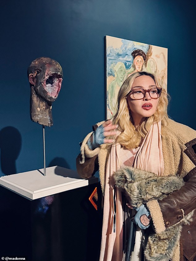 The singer was in Margate to support her close friend Dame Tracey Emin, visiting the artist's studio and art school programme - named the Tracey Emin Artist Residency