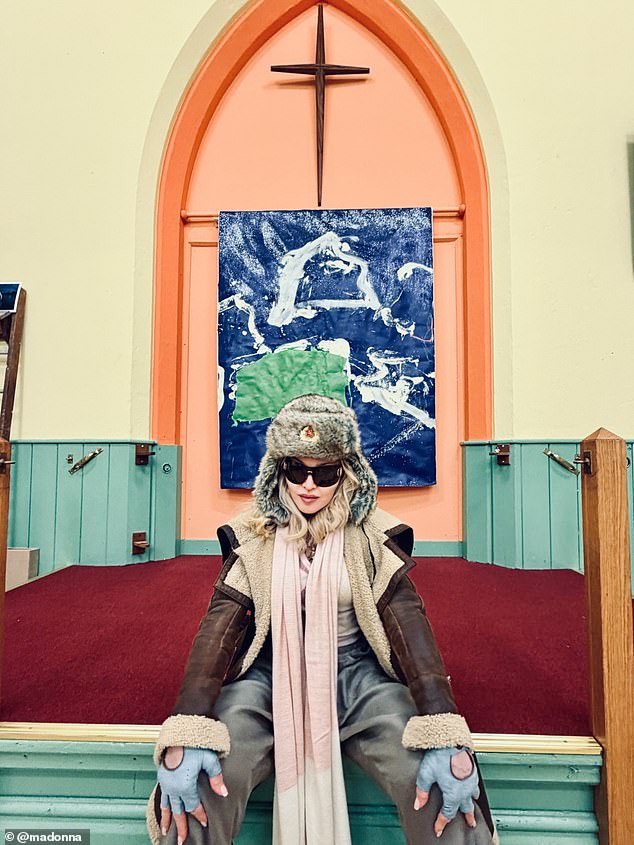 She added that she even has a favourite restaurant in the town, teasing: 'On top of all of that, I get to eat at my favorite Italian restaurant which I’m not giving anyone the name of'