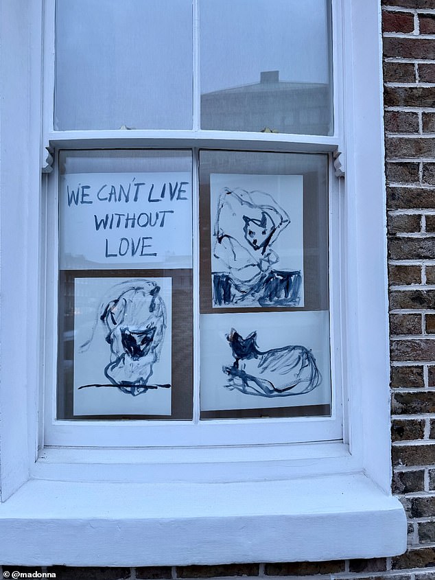 Reflecting on her 25 year friendship with Dame Tracey, Madonna wrote 'I’ve always been a fan of her extremely personal and provocative work'