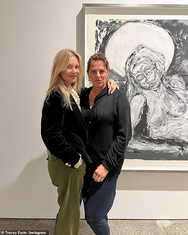 Madonna isn't the only famous face spotted at Tracey Emin's art exhibitions in Kent with the likes of Kate Moss and the late Vivienne Westwood also showing their support over the years (Kate and Tracey pictured in 2022 in Margate)