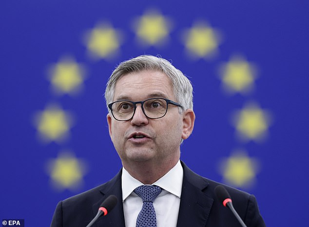 Magnus Brunner (pictured) said the new migration strategy is 'about bringing the numbers down and keeping them down.'