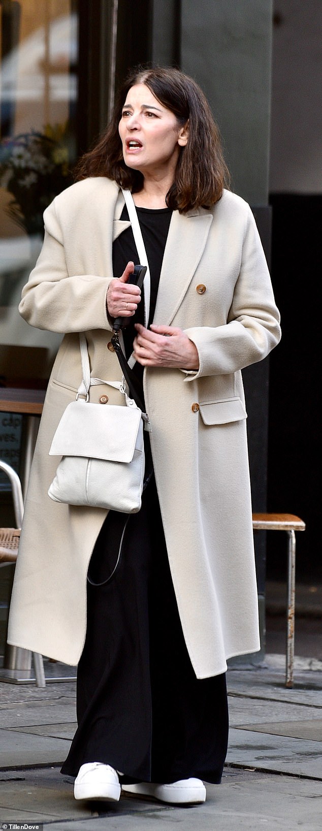 The outing comes after Nigella was confirmed as Prue's replacement on Monday as she stepped down from the show after nine years