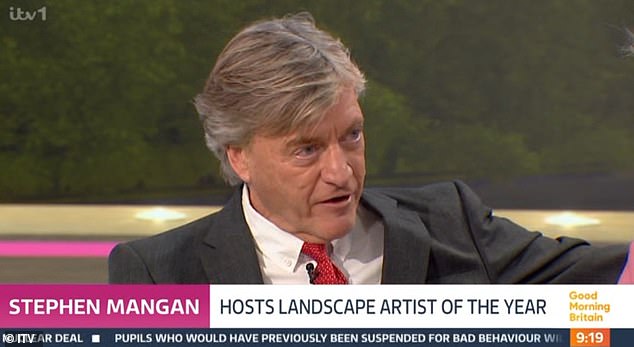 Getting very emotional about what he was about to say, Richard said: 'I don't want to finish this interview without paying a very short tribute to a very good friend of both of us. Stuart Prebble'