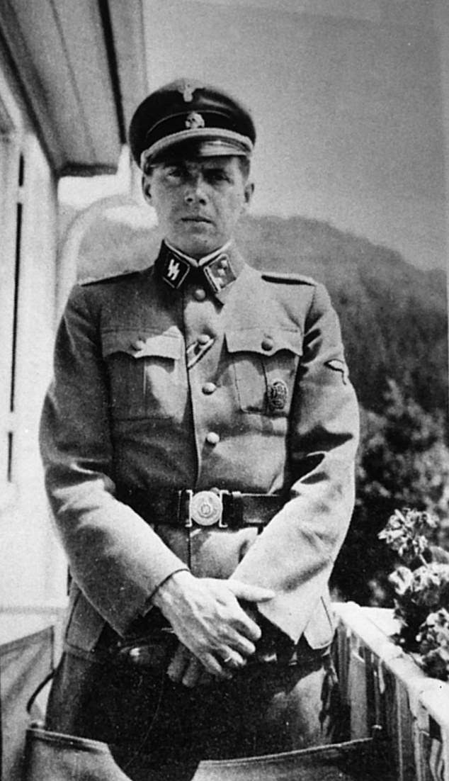 Dr Josef Mengele, known as the Angel of Death, pictured in 1942
