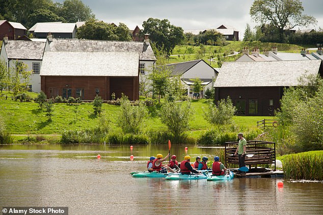 The woodland lodges and terraced cottages are utterly charming accommodation options at Bluestone National Park Resort, and it’s effortless to book a kayaking trip, too