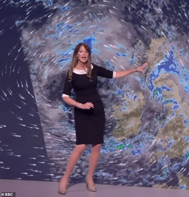 Elizabeth Rizzini, 49, who sent social media into meltdown after TV viewers were convinced they could see a hint of her 'lace stockings' during a broadcast, has been with the BBC's security correspondent, who was paralysed in an Al-Quaeda attack in 2004, since 2020