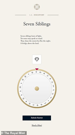 In the secod puzzle, called 'Seven Siblings', you're tasked with selecting the correct symbol