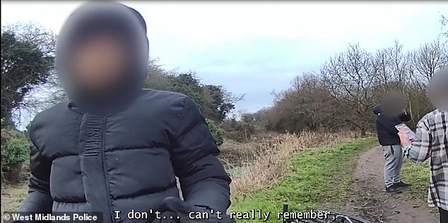 Chilling police bodyworn camera footage captured the killer, who was then aged 14, posing as an innocent bystander just feet away from where Leo is being treated by paramedics
