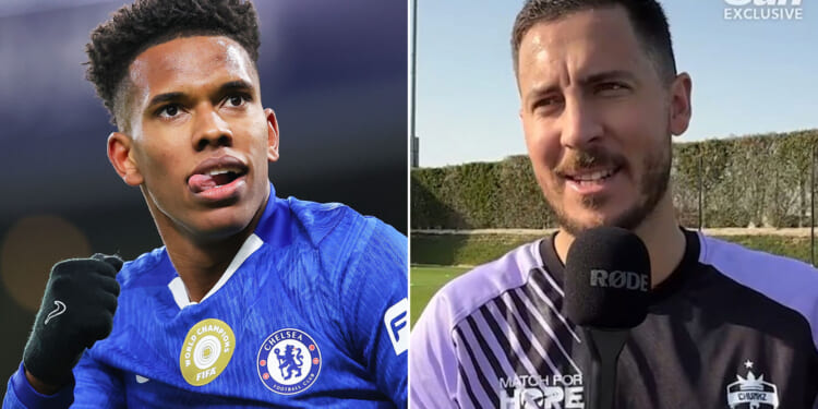 Eden Hazard gives advice to Estevao as he hails Chelsea star and 'special' Cole Palmer