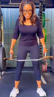 Oprah, 72, wows fans with strength training routine