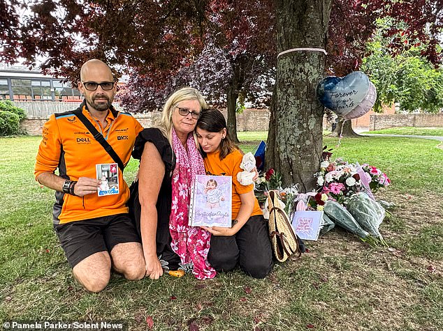 Jayla-Jean's heartbroken parents, Jay (left) and Shay (right) McLaren, led around 70 mourners at the vigil for their 'princess' on August 7 last year