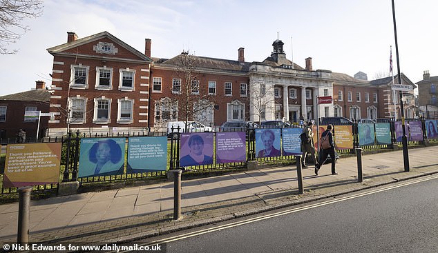 The £345,000 price tag of these signs was the equivalent cost of 18 life saving ventilators for Covid patients