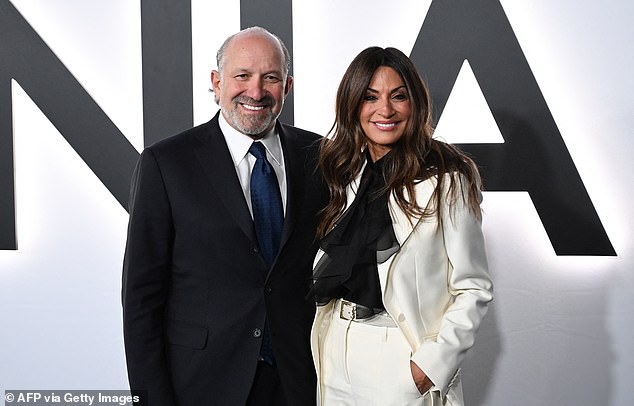 US Secretary of Commerce Howard Lutnick and his wife Allison