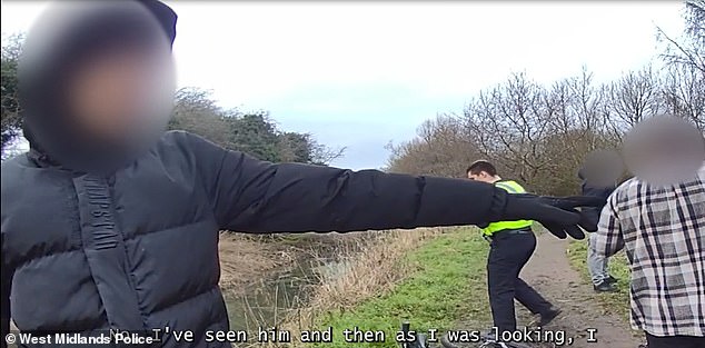 The killer seemed entirely unconcerned that a 12-year-old boy whom he had stabbed was dying so close to where he was talking to police