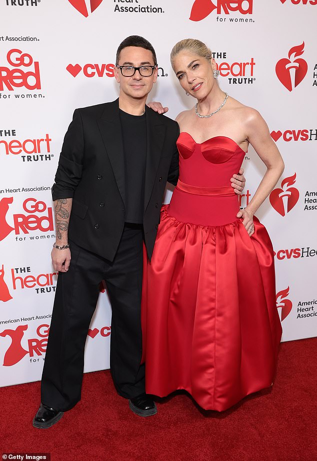 Blair was joined by Project Runway alum and celeb-favorite designer, Christian Siriano