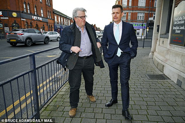Matt Goodwin, pictured, right, with the Mail's Robert Hardman, is an experienced performer, having been a presenter on GB News and previously an academic, author and commentator
