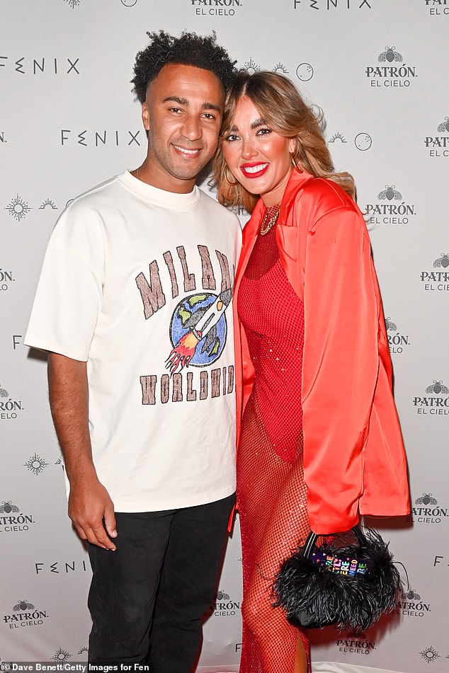 Ex-West Ham striker Nicky Maynard was dining with his wife Tara in Nantwich, Cheshire, when burgled in March last year - they are seen here at a FENIX Manchester event in November 2023