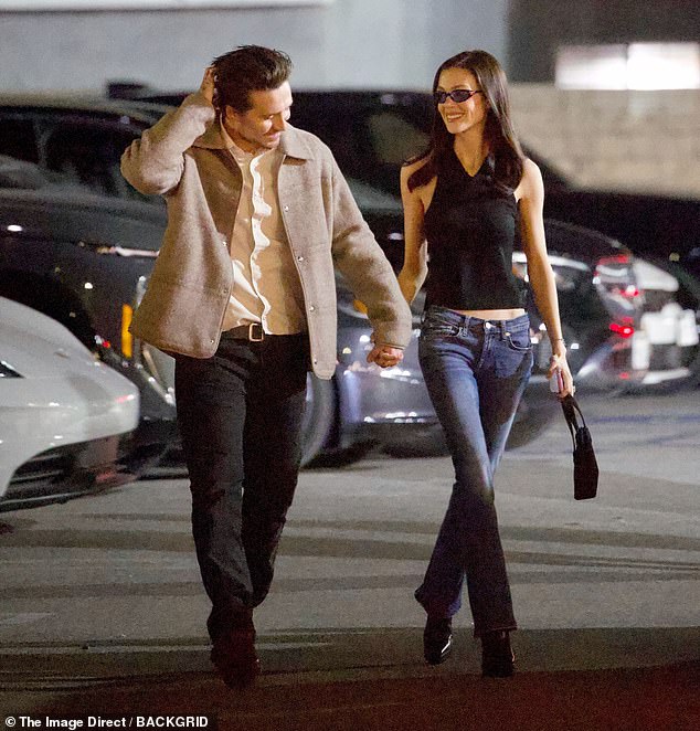 The couple showed no signs of strain after a whirlwind week which saw their family fall out play out in public