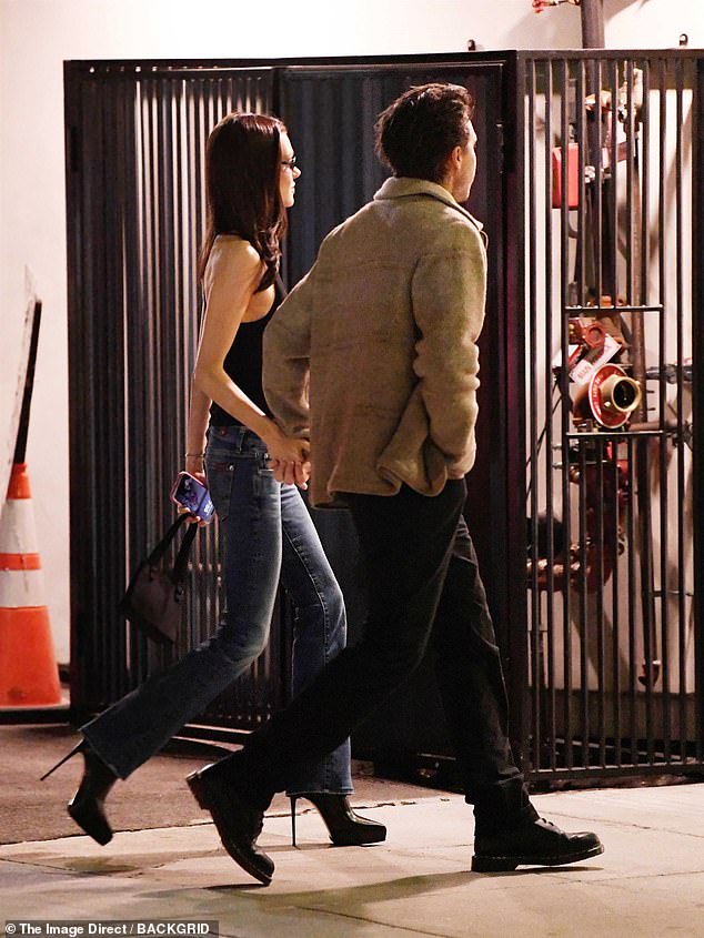 The couple headed to Beverly Hills after spending time with Nicola's family at her father's Florida estate over Christmas