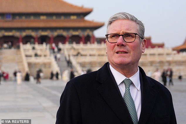 Sir Keir has boasted that his trip to China will be 'history making'