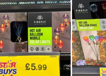 Shoppers rejoice as the viral hot air balloon lights return to Home Bargains ahead of summer for as little as £3.99