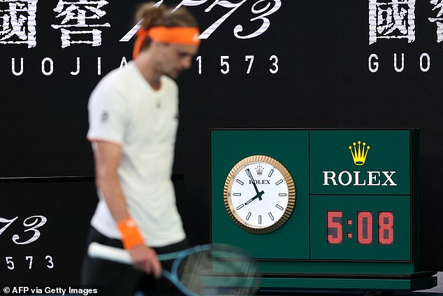 Passing the five-hour mark, the tie became the longest semi-final in Australian Open history