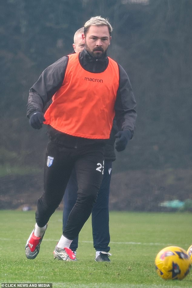 Bradley attempted to put his marital woes to one side during training