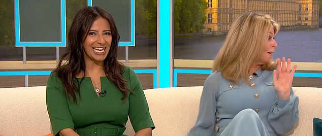 Kate, 58, joined forces with Ranvir Singh, 48, to present Friday's episode of the ITV daytime programme