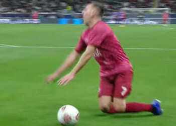 Football icon, 42, slammed for having 'no shame' with outrageous dive in Match for Hope 2026 charity game