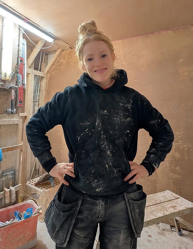 It is thought Ms Spencer - who is also training to be a plasterer - would be the first female plumber to become an MP