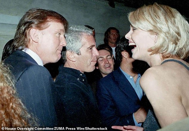 The NY Mag article also featured a photo of Donald Trump and the financier chatting to Belgian supermodel Ingrid Seynhaeve at a Victoria's Secret party at Manhattan's Laura Belle club in April 1997