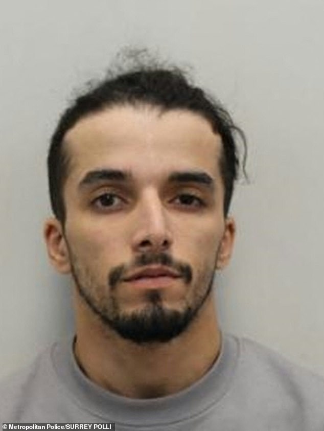 Kaddour-Cherif has been sentenced to 26 weeks in prison for assaulting two police officers at Blackhorse Road Underground station, east London, on July 20 2025