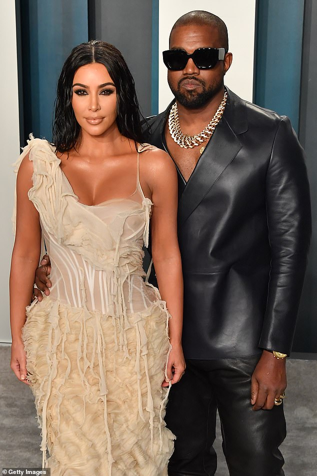 West was previously married to Kim Kardashian from 2014 until their divorce in 2021. They share four children: North, 12, Saint, 10, Chicago, eight, and Psalm, six. Seen in 2020