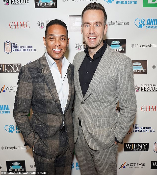 Lemon seen with his husband Tim Malone