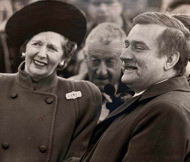 Thatcher with Walesa in Gdansk. When it comes to politics, the former president admits he is an unreconstructed sexist