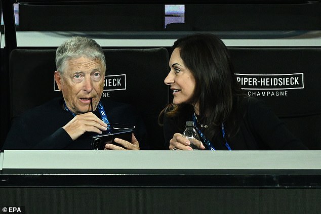 The billionaire was spotted at the Australian Open a day after his name appeared in the Epstein files released by the Department of Justice