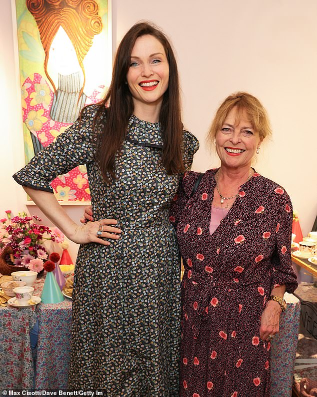 The TV presenter admitted she didn't tell her famous daughter Sophie for years because she didn't want to 'burden her' or put her off from having more children (seen in 2022)