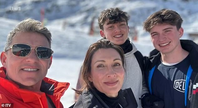 Ben shares Sam, 20, and Jack, 19, with his wife Annie