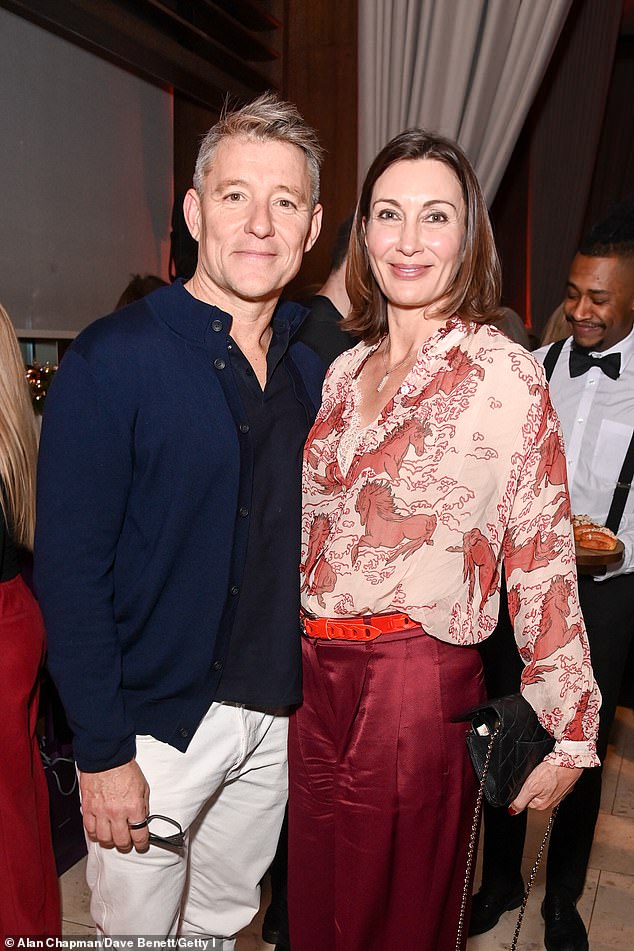 At Birmingham University he studied dance and drama and met Annie, his future wife (pictured in 2025)