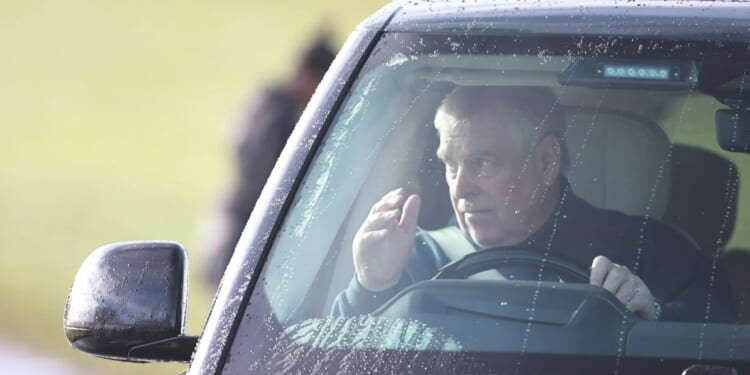 Tense Andrew breaks cover for first time since disturbing pictures revealed in Epstein files