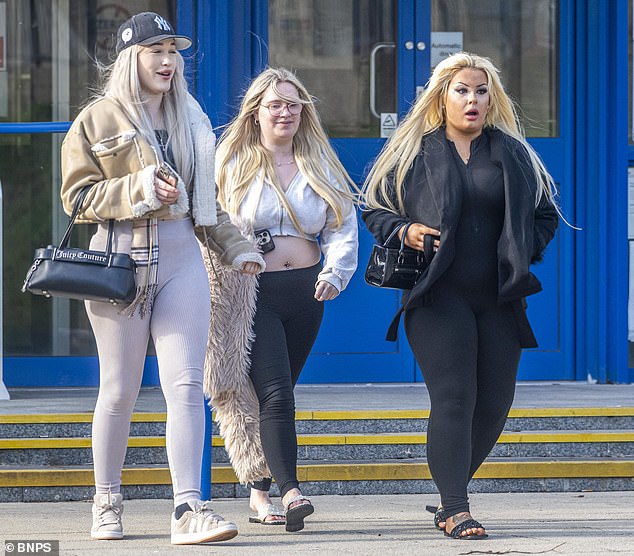 Sumovskaja, Orchard and McKeown (L-R) appeared at Poole Magistrates' Court this week