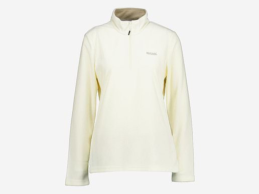 Regatta Cream Zip Neck Fleece Sweatshirt