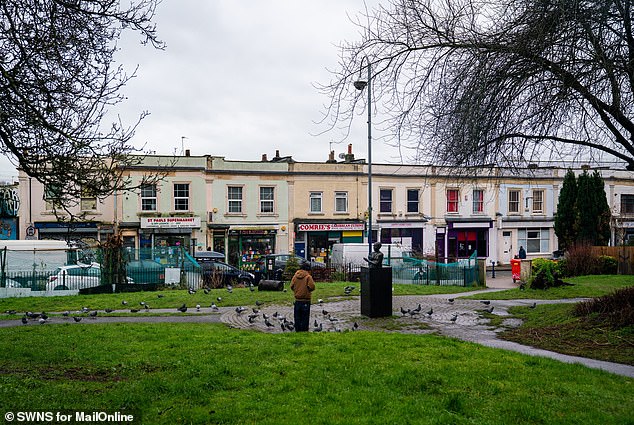 Grosvenor Road Triangle, Bristol, where a stabbing took place in 2023