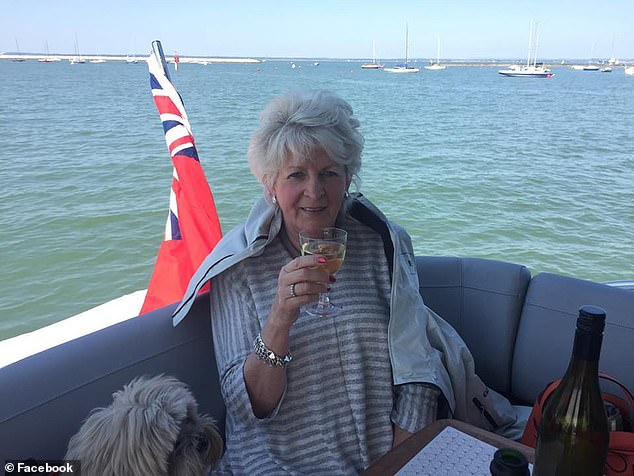 In contrast to his relationship with his dad, James has always remained very close with his mother Sue (pictured)