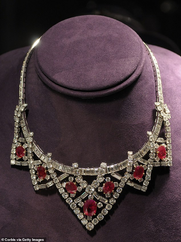 A Cartier ruby-and-diamond necklace was bought back by Cartier at the Christie's auction in 2011, for $3.8 million
