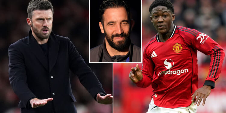 Michael Carrick pinpoints where Ruben Amorim got it wrong with Kobbie Mainoo and says ex-Man Utd boss 'pigeonholed' star