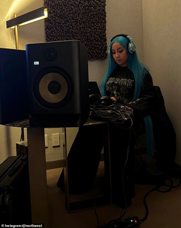 'The music side and the producing isn't my thing, and that's her bonding with her dad... But we have to communicate about how North moves through this world,' the SKIMS founder said on her sister Khloe's Wonder Land podcast