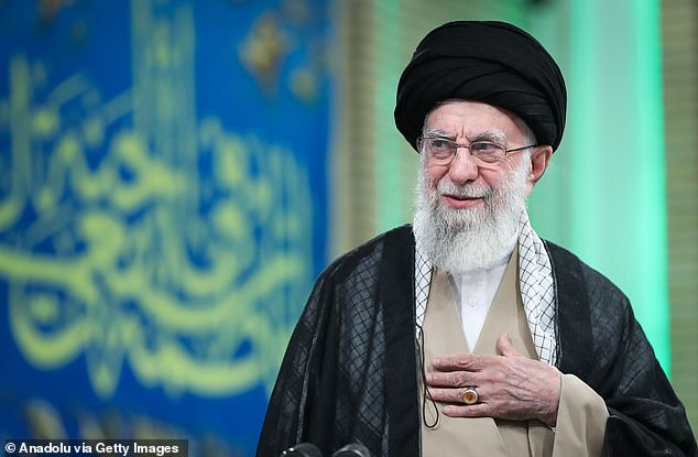 Iranian Supreme Leader Ayatollah Ali Khamanei attends an event in Tehran, Iran on May 10, 2025